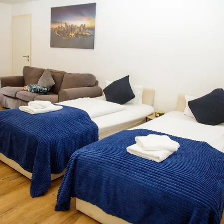 Апартаменты Fuer 3, 2 Boxspringbetten, Internet & Parkplatz *